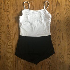 Weissman Black and White Leotard